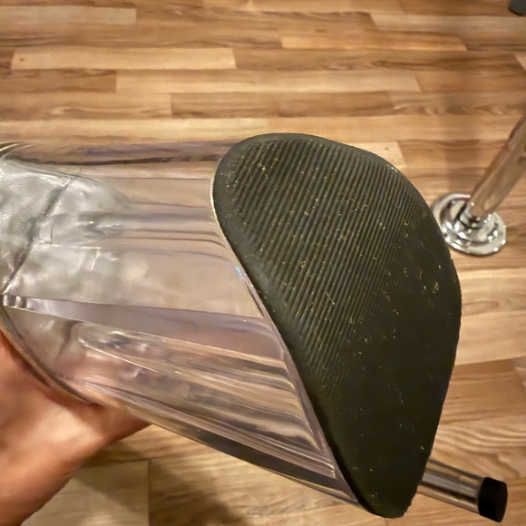 Pleaser 9-inch Clear Pole Dance Boots - Picture 3 of 10